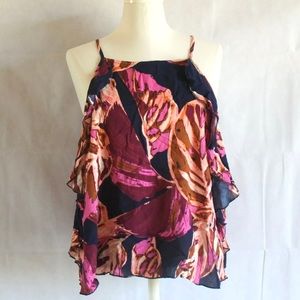 Mossimo Supply Co. Pink and Navy Tank Top